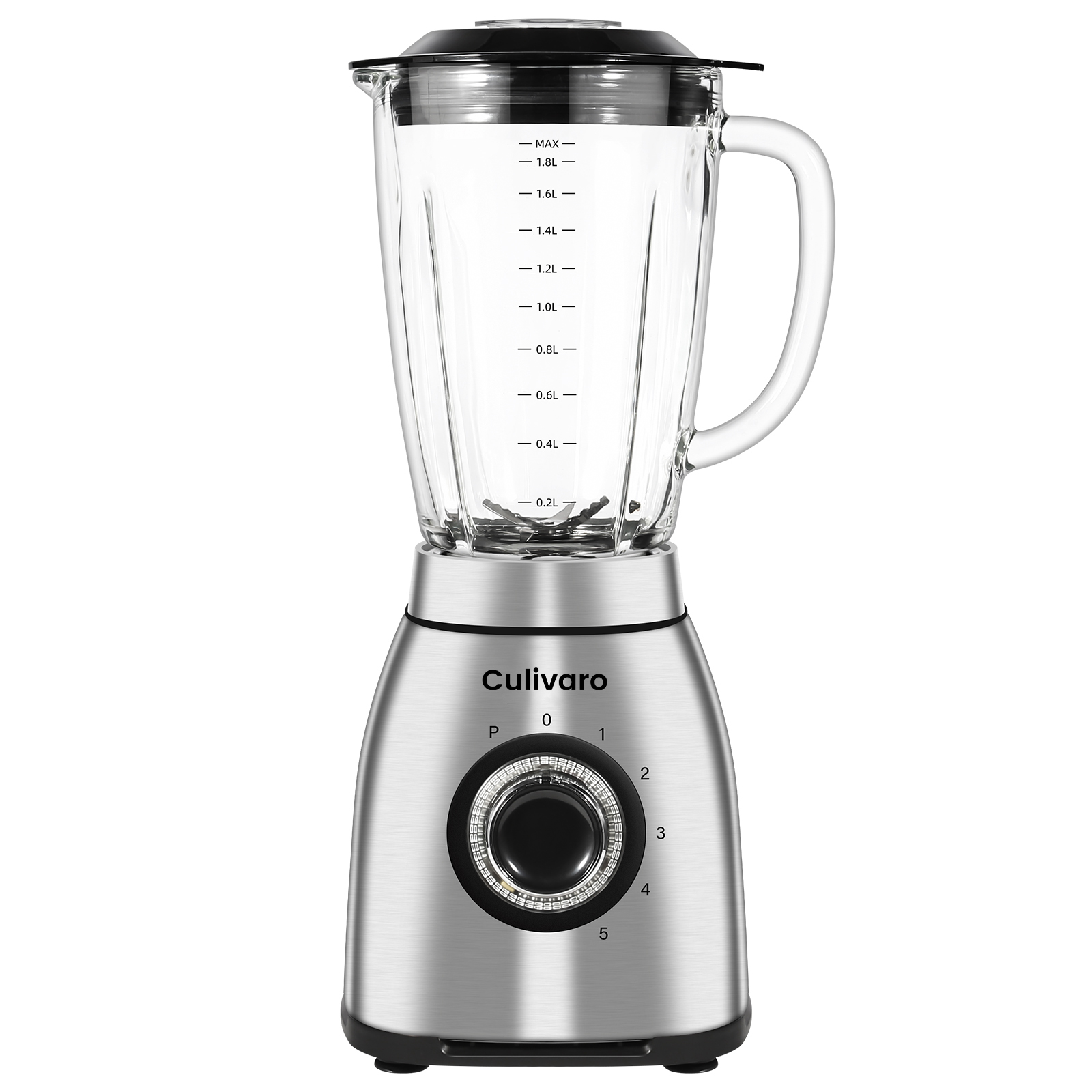 Culivaro 2L Glass Jug Blender, 18 Speed Levels, 3 